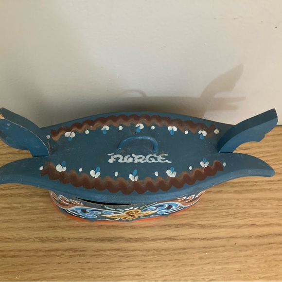 Hand-Painted Decorative Box- - Picture 2 of 5